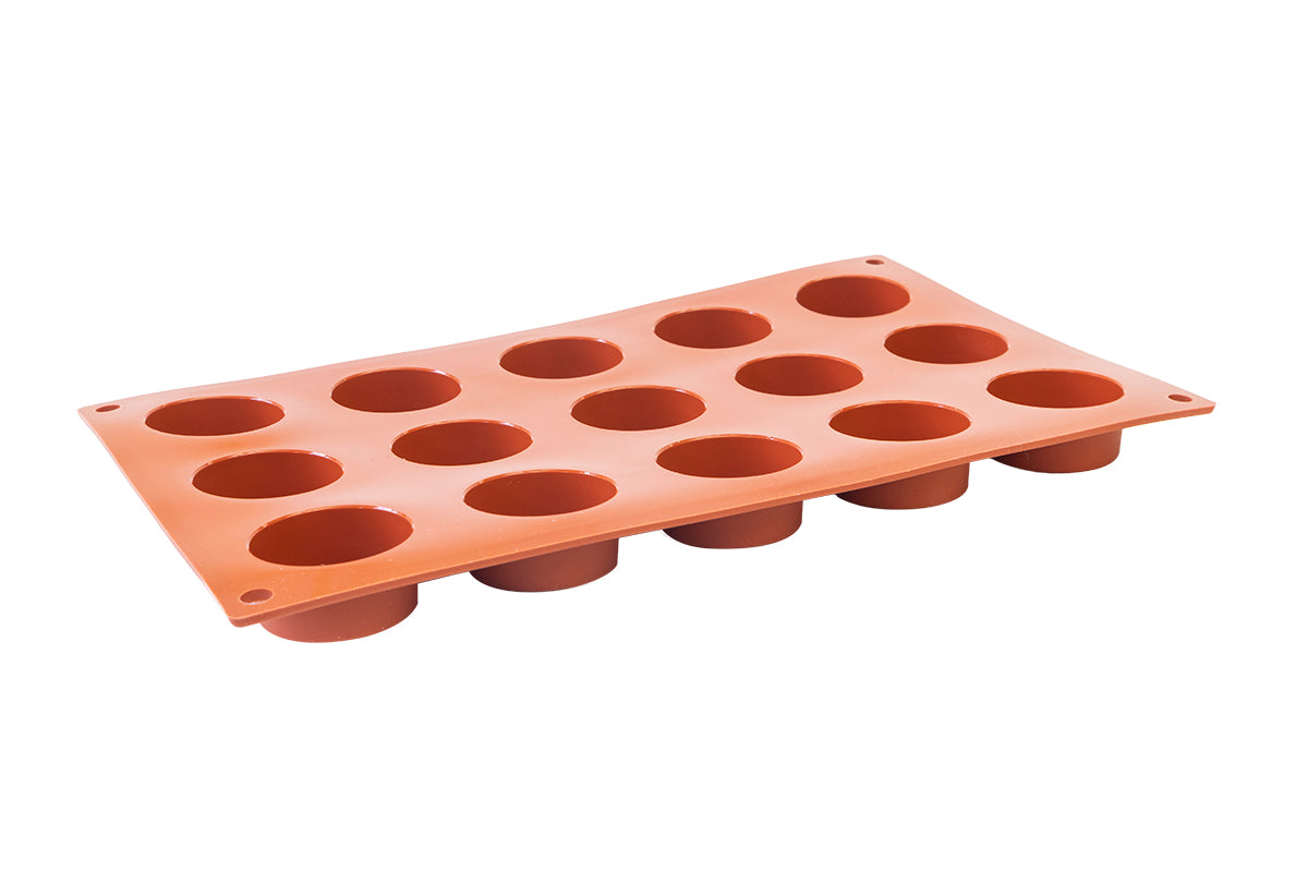 Siliconen bakvorm cilinder in 4 formaten